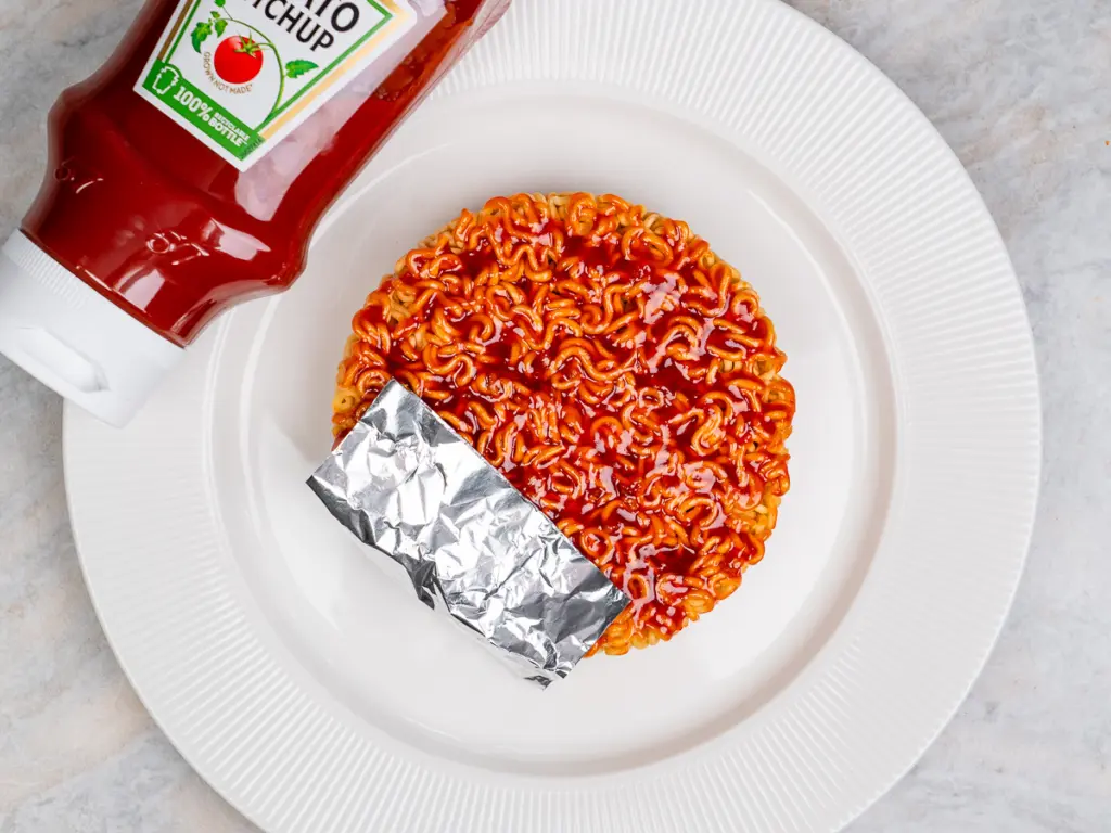 Ramyun ttang, fried ramen noodles, Korean ramen snack