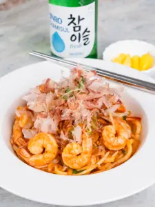 The only shrimp yaki udon recipe that's genuinely Korean, genuinely spicy, and genuinely 10 minutes