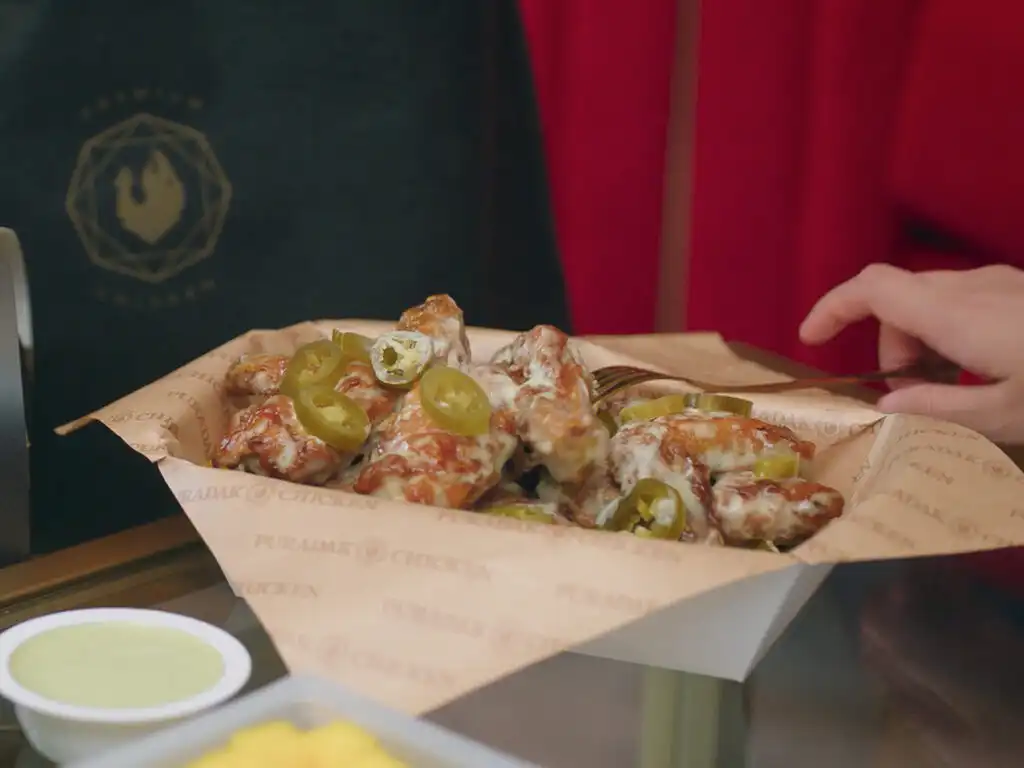 Korean fried chicken scene Perfect Crown IU k-drama