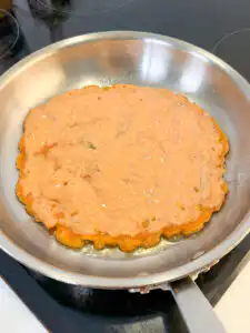 Rice Paper Kimchi Pancake - Crispier Kimchi Jeon Korean Hack pan fry the crispy kimchi pancake