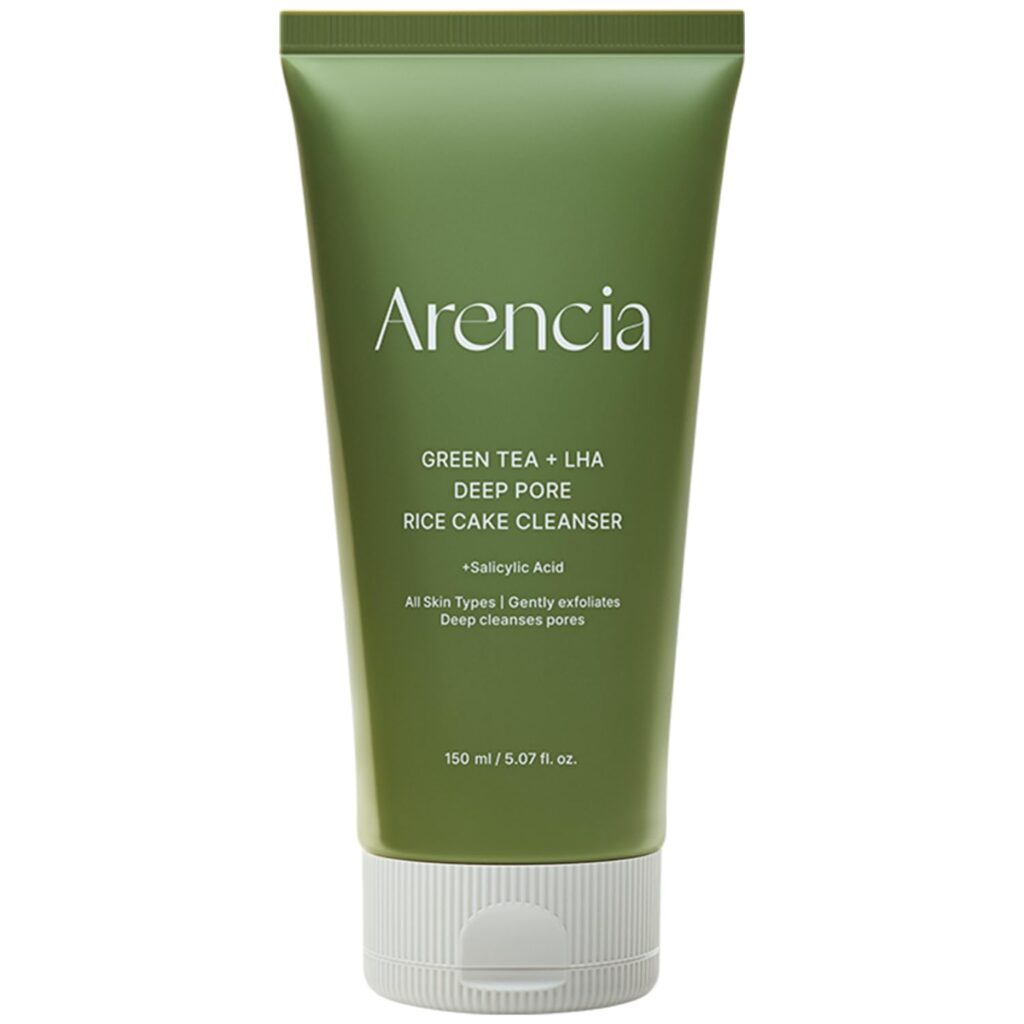 Viral Strawberry Matcha Ice Cream Sandwich ARENCIA-Salicylic-Acid-Green-Tea-LHA-Deep-Pore-Rice-Cake-Cleanser.