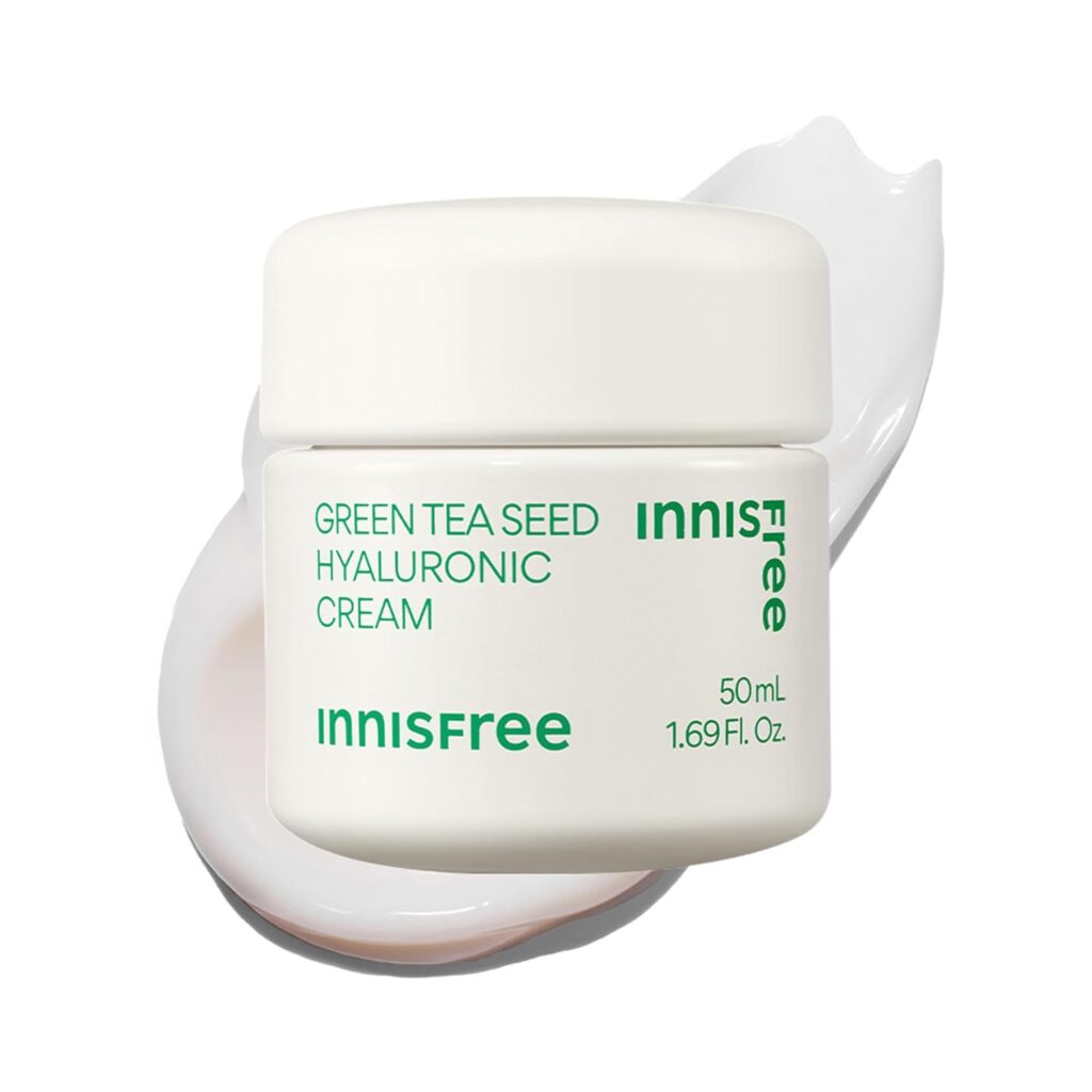 Viral Strawberry Matcha Ice Cream Sandwich innisfree-Green-Tea-Seed-Hyaluronic-Acid-Cream.