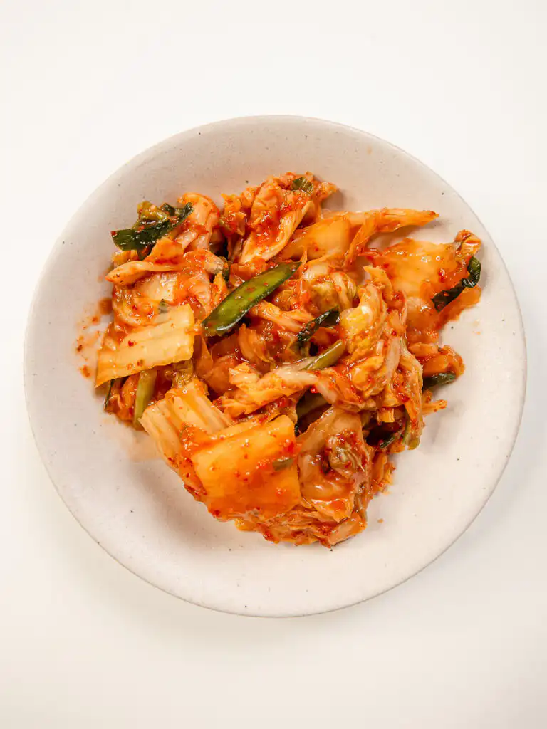 sliced kimchi for kimchi mari guksu