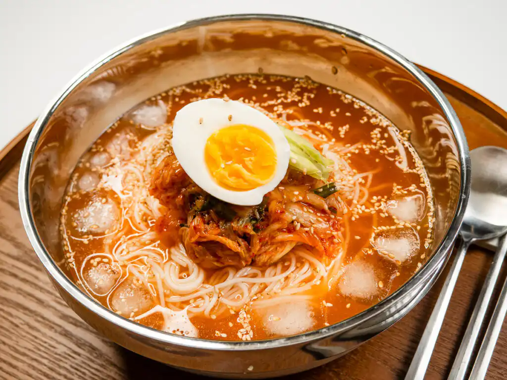 Grandma's Kimchi Korean Cold Noodles - Kimchi Mari Guksu seasoned kimchi topping for kimchi mari guksu