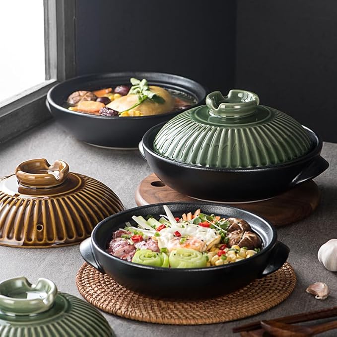 large Korean stone bowl for hot soup