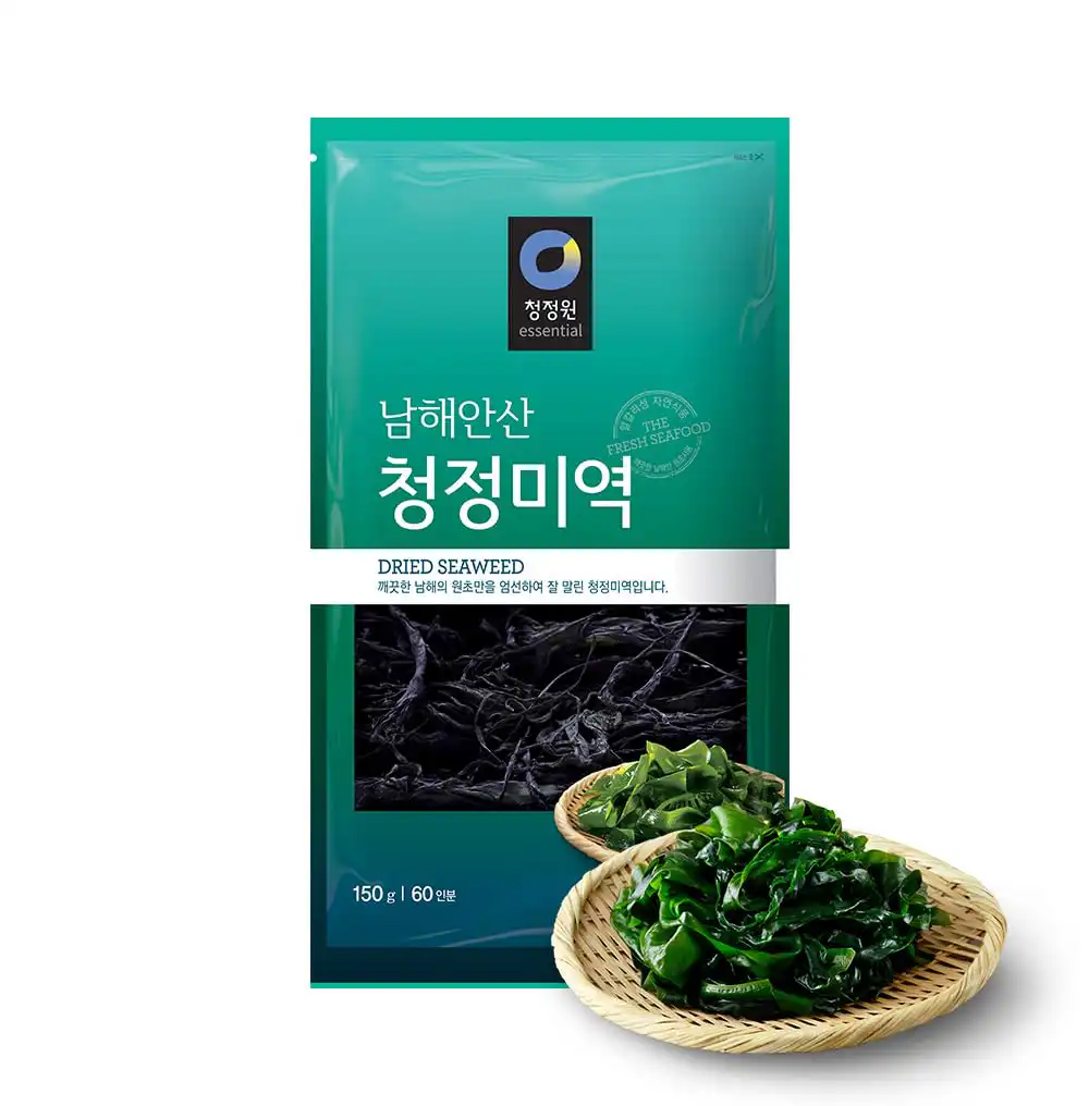 Korean Cucumber Soup (Oi Naengguk) - Best Cold Summer Soup pre cut dried seaweed