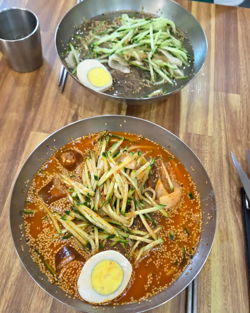 5 Best Naengmyeon in Seoul: local Korean Cold Noodle Spots Naksan naengmyeon is local hamhung naengmyeon place