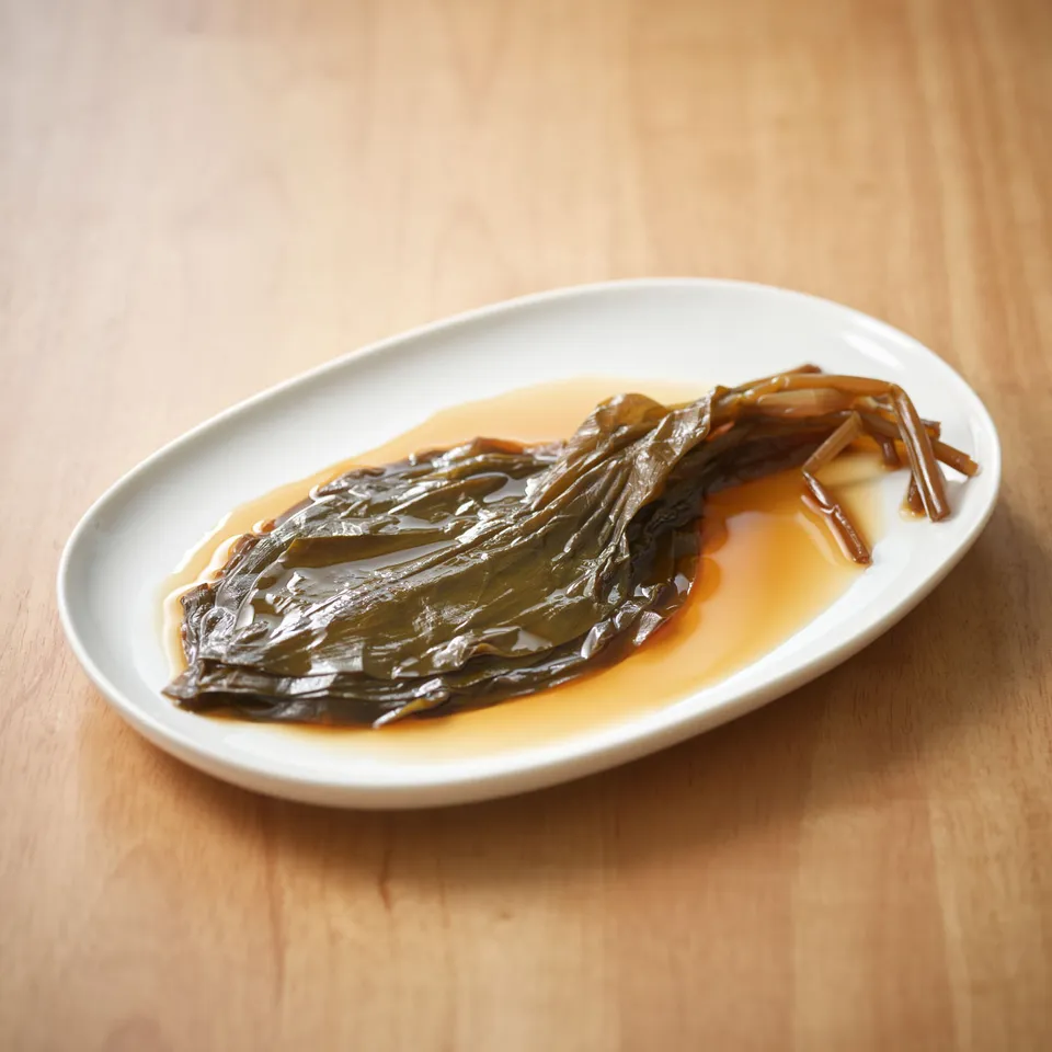 Wild garlic leaves, a favorite way to eat these korean side dishes to bring home