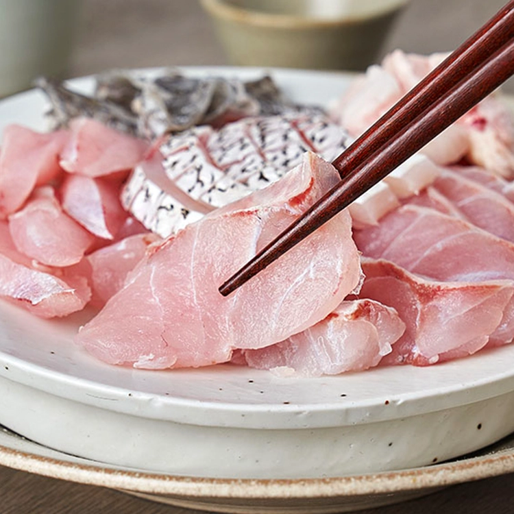 Top 10 Korean Summer Foods During Boknal (Sambok) Croaker fish plated as mineo hoe, a rare korean summer food