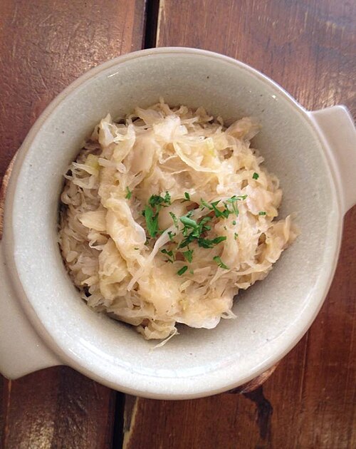7 Best Fermented Vegetables for Beginners: Easy Ferments to Make at Home homemade sauerkraut fermented cabbage, one of the best fermented vegetables