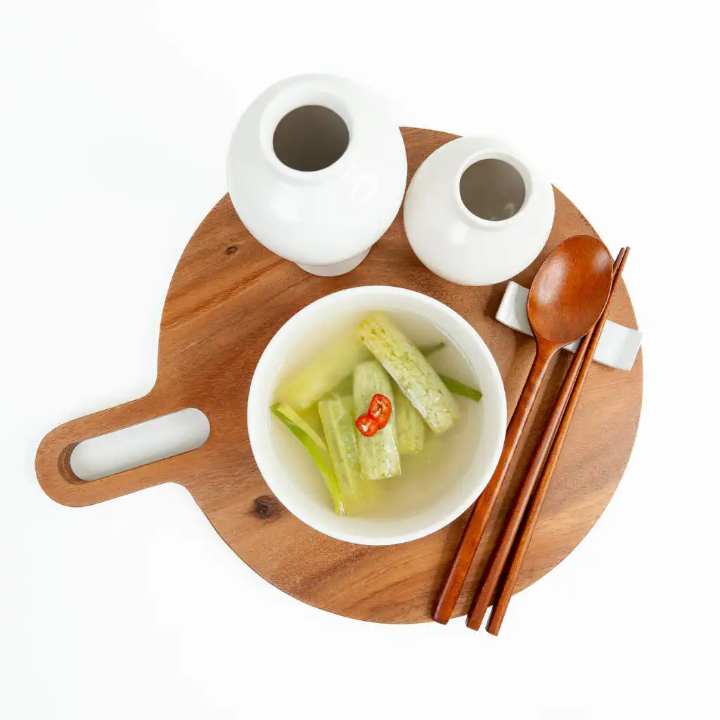 THE WHITE KIMCHI: Kimchi is originally white cucumber water kimchi