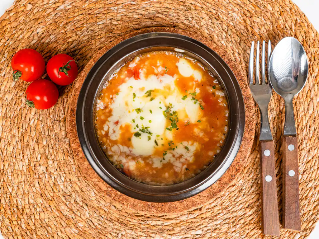 Tomato Rice Recipe: 10 Min Easy Cheesy Korean Pot Rice juicy tomatoes make the umami Korean pot rice recipe