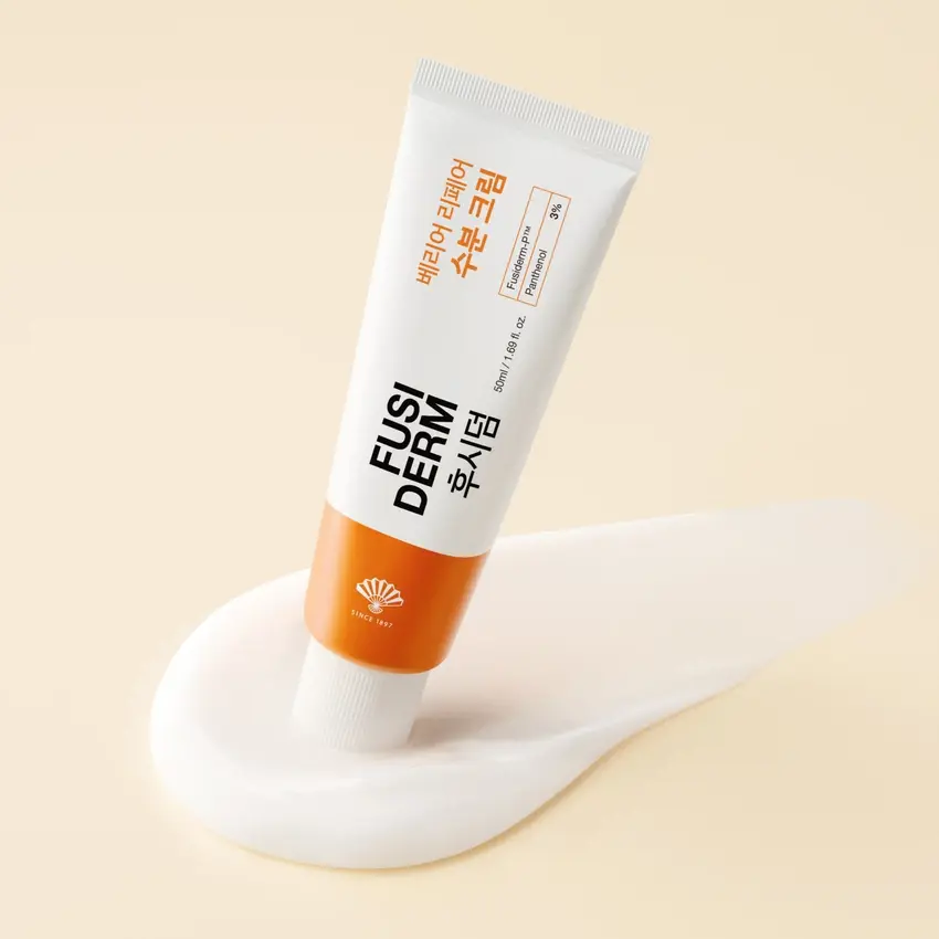 10 Best Daiso Korean Skincare Items: August 2026 Hits Fushiderm Barrier Repair Moisture Cream tube for travel-friendly daiso korean skincare