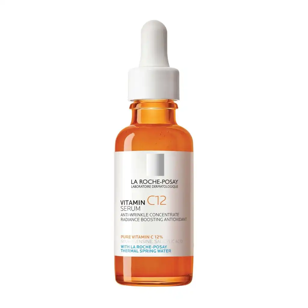 10 Korean Vaseline Hacks for Your Night Routine La Roche-Posay vitamin C serum finished with Vaseline for dark spots
