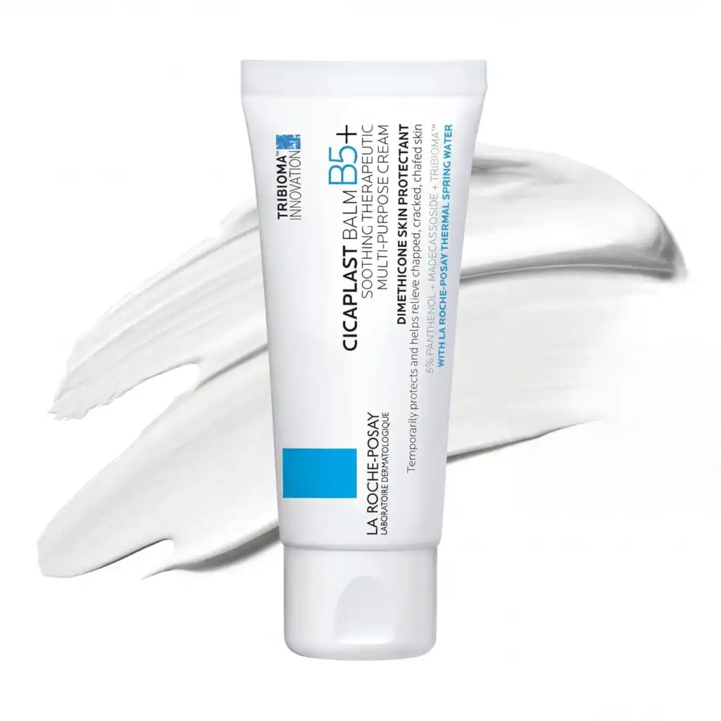 10 Korean Vaseline Hacks for Your Night Routine La Roche-Posay Cicaplast Balm B5 mixed with Vaseline for