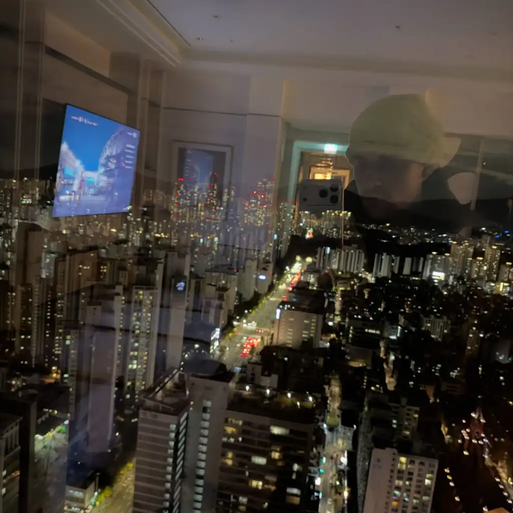 Justin Bieber Seoul Hotspots: 10 Places He Visited in Korea Night view of Gangnam city lights from a high floor at Josun Palace, where Justin Bieber stayed in Seoul