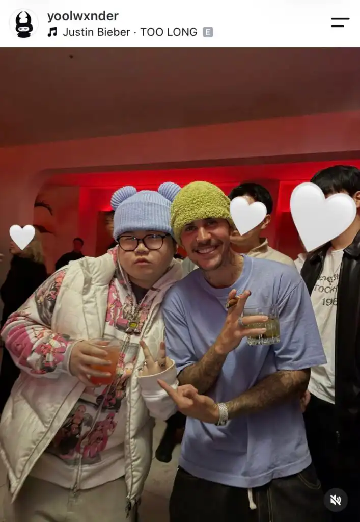 Justin Bieber Seoul Hotspots: 10 Places He Visited in Korea Party guests with drinks under red lighting at COURTE, venue of Justin Bieber’s SKYLRK after party in Seoul